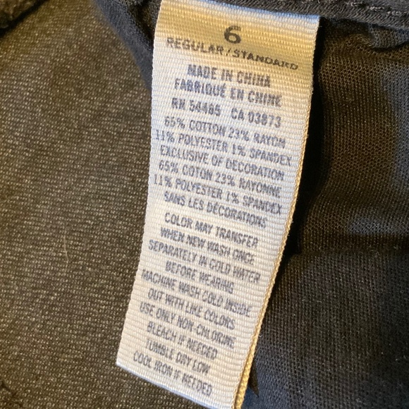 American Eagle Slim Straight Barely Boot Low Rise Black Stretchy Jeans (28x32) - Picture 5 of 13